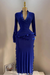 FIFI Bleu – Tenue de Danse Orientale 2 Pièces (Tenue + Ceinture)