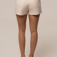 « Douceur Naturelle » — Ensemble Short Bustier, Naturel